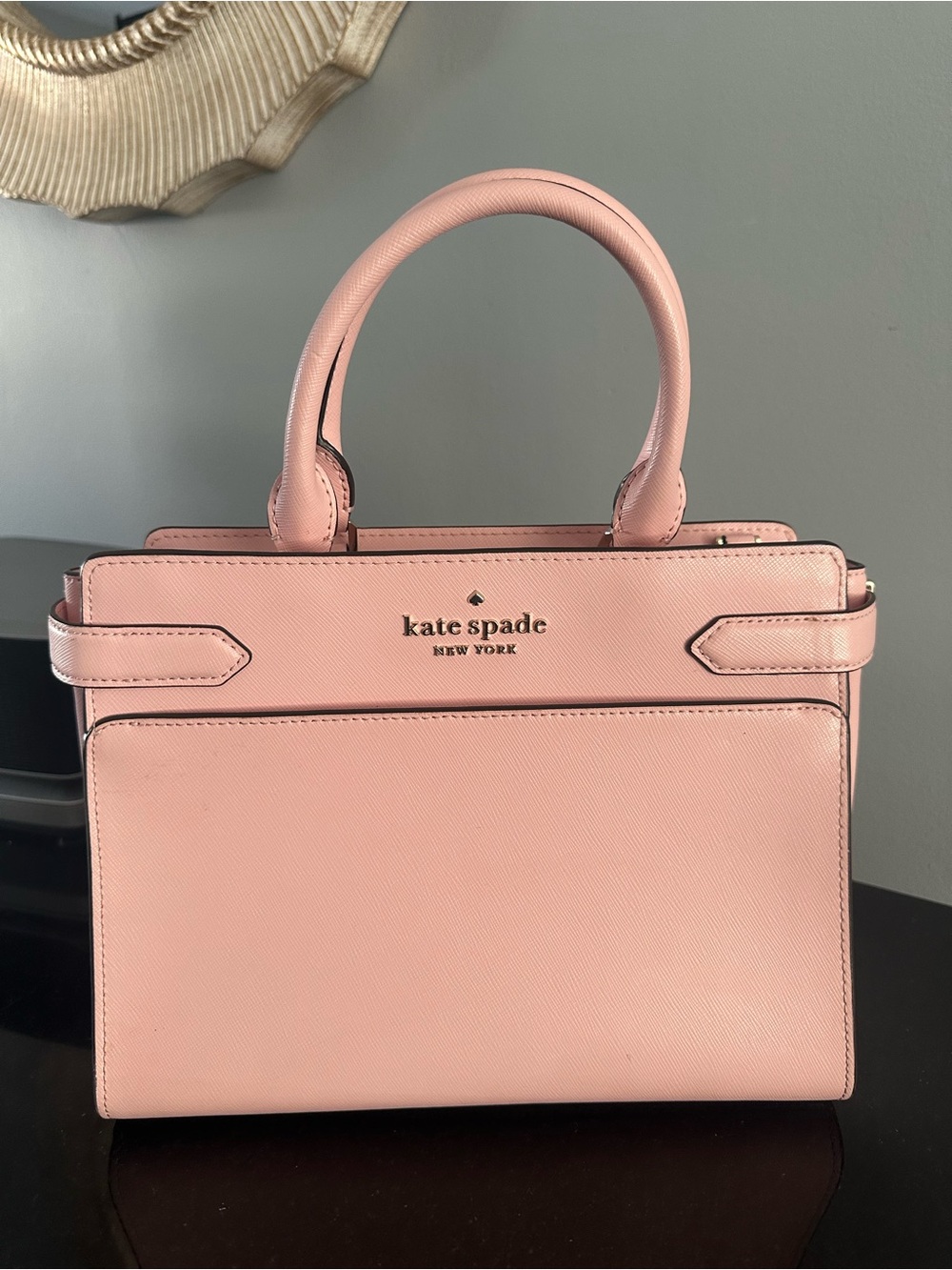 Kate Spade  Top-Handle Satchel with Gold Logo